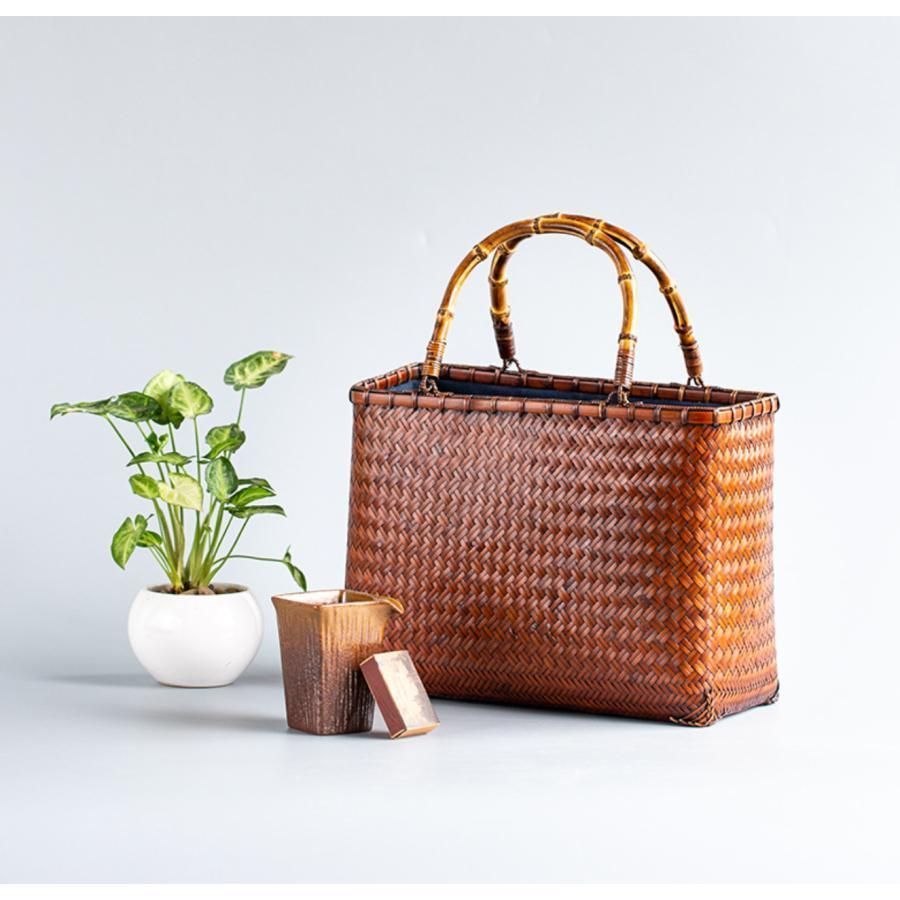匠の技 和風 手編み 竹編みバッグ 便攜 手提げ カゴバッグ 茶道 収納バッグ 買い物かご 真竹 トートバッグ 職人手作り 竹編み かごバッグ 匠の技 和風 トートバッグ 真竹 茶道具