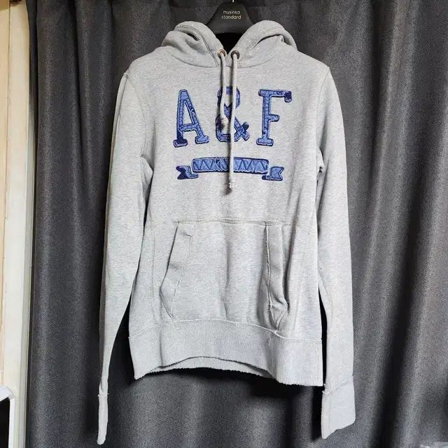M Abercrombie(アバクロンビー) フード付きTシャツ グレー ＃ HB