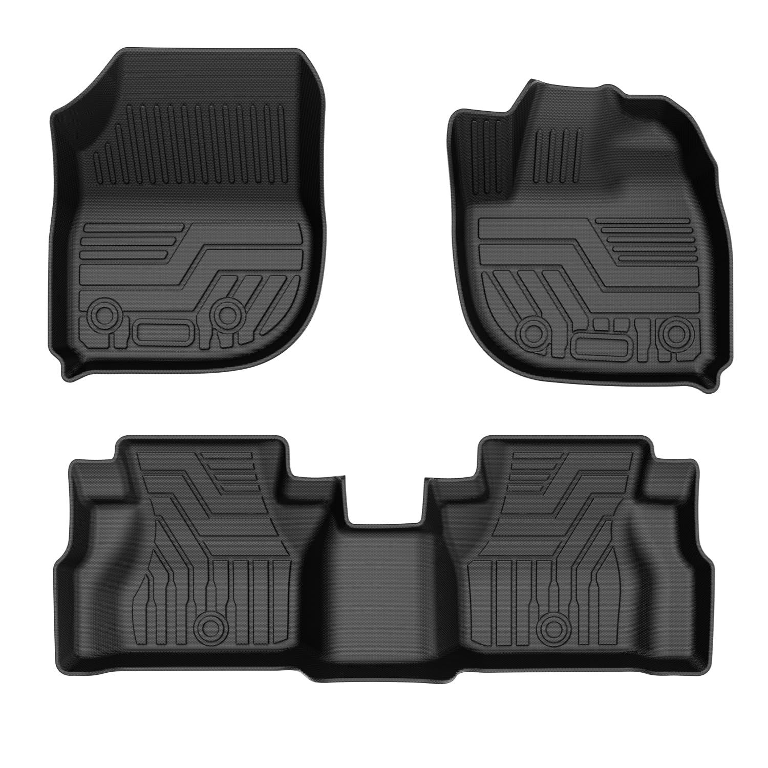 TPE素材 耐汚れ 滑り防止 カスタムパーツ 防水 セカンドマット 立体 車種 設計 DG5型 WRV 取付簡単 立体構造 3Dフロアマット カーマット 保護パーツ 車用 フロアマット に適用 カー用品 DG5系 WR-V 3Pセット ホンダ C