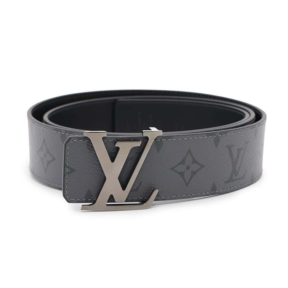ルイヴィトン ベルト モノグラム エクリプス LV イニシャル 40MM リバーシブル サイズ105 M0285 ブラック 黒