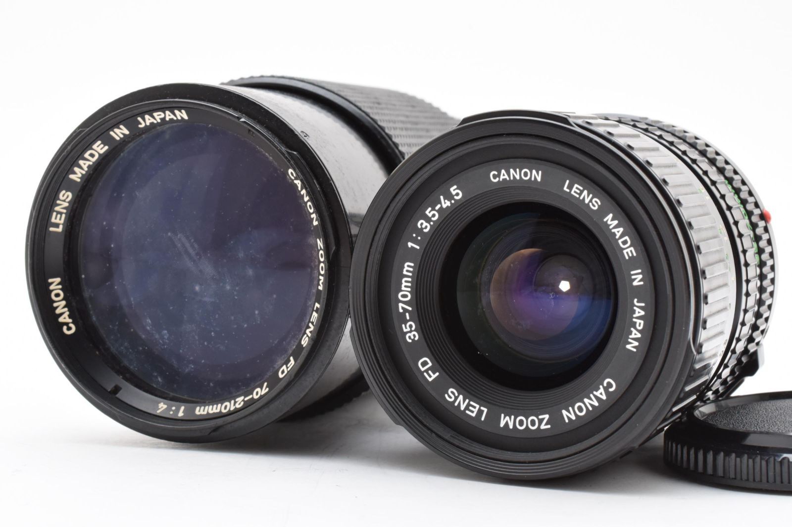  Canon キヤノン AE 1 ブラック ボディ FD 35 70 mm F 3 5 4 210 セット フィルムカメラ 一眼レフカメラ(フィルム) フィルムカメラ