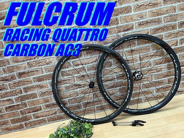 大特価sale!! 極上!! FULCRUM RACING QUATTRO CARBON AC3 C17 2019頃 SHIMANO 11/12s  1,512g フルクラム レーシングクアトロ カーボン 700c 前後ホイール リムブレーキ ロード M-547 - メルカリ