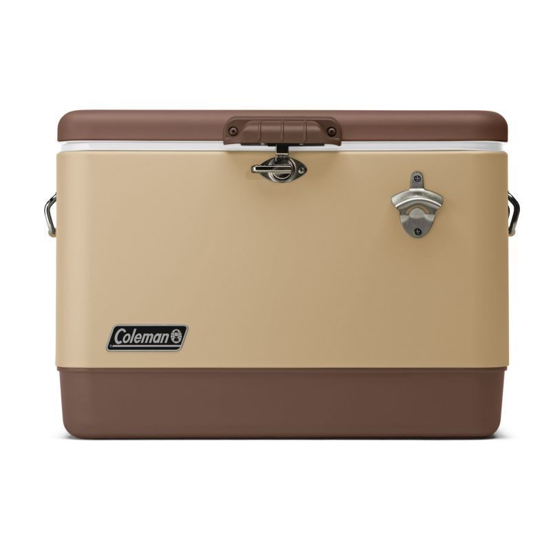 Coleman コールマン 54QT スチールベルト クーラー バターナッツ 約51L
