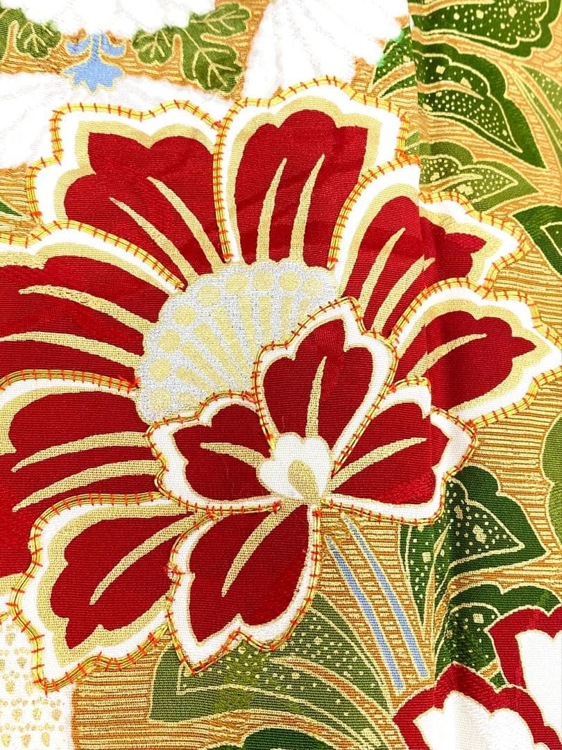 振袖 豪華 金駒 金彩 紋意匠 身丈173cm 撥水加工済 - メルカリ