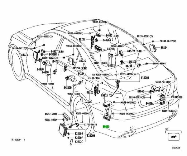 レクサス 純正 LS460 460L 600 パーキングブレーキ コンピュータ LEXUS  