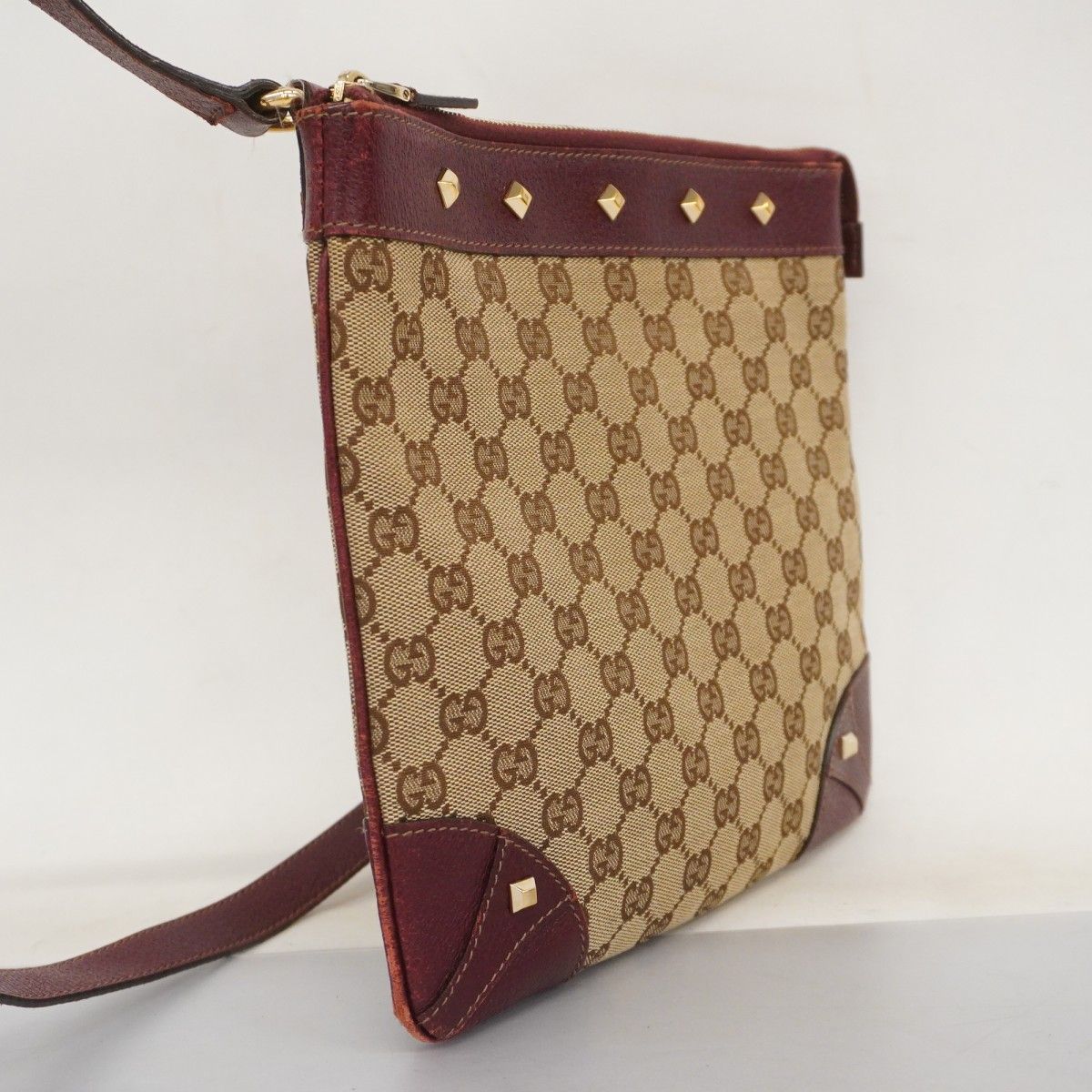 5cd3124】グッチ ショルダーバッグ GGキャンバス 120893 キャンバス  