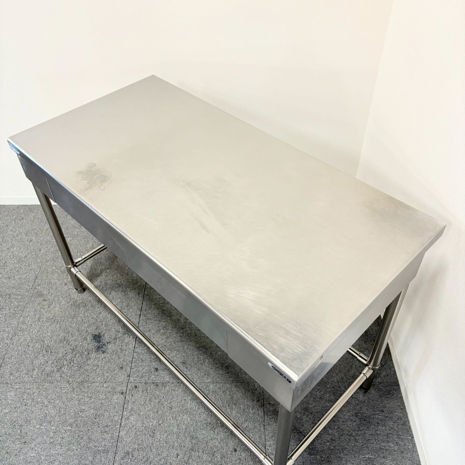 ステンレス作業台|クリナップ|CCD-126FN|幅1200mm×奥行600mm×高さ800mm|業務用|厨房機器|台|テーブル|1420