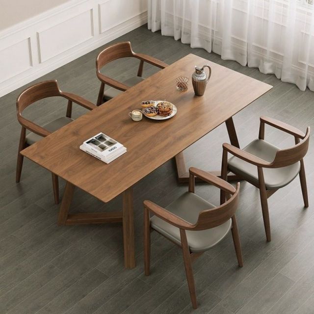 種類1：幅120×奥行80×高さ75cm ダイニングテーブル単品 4人 