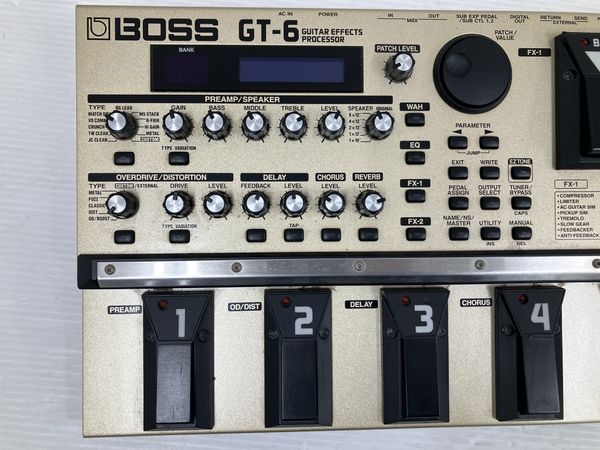 動作保証】BOSS GT-6 Guitar Effect Processor ギター用 エフェクター
