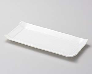 和食器 ハ147-198 パレット24 cm長角プレート 白