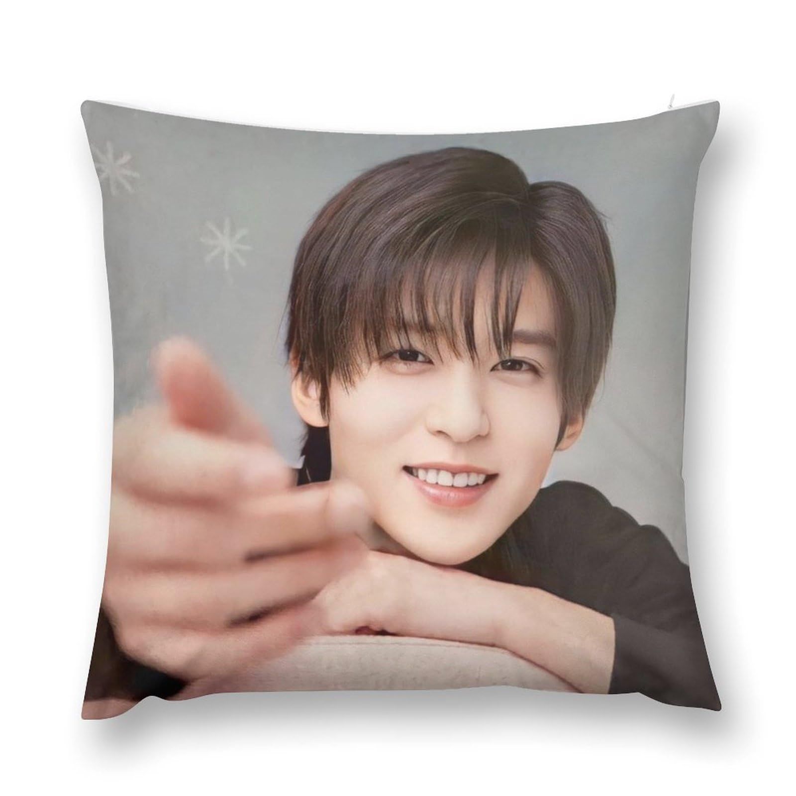 スノーマン 目黒蓮 クッションカバー おしゃれ萌えグッズ 座布団