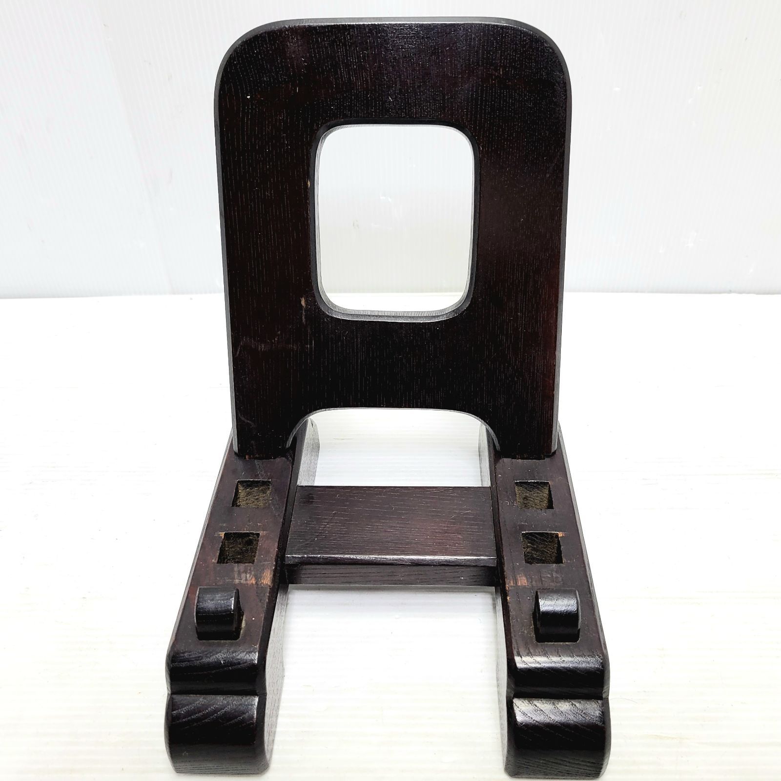 北海道民芸家具　卓上　スタンドミラー　鏡 和製ビンテージ 北海道民芸家具 シックな色合いが魅力的