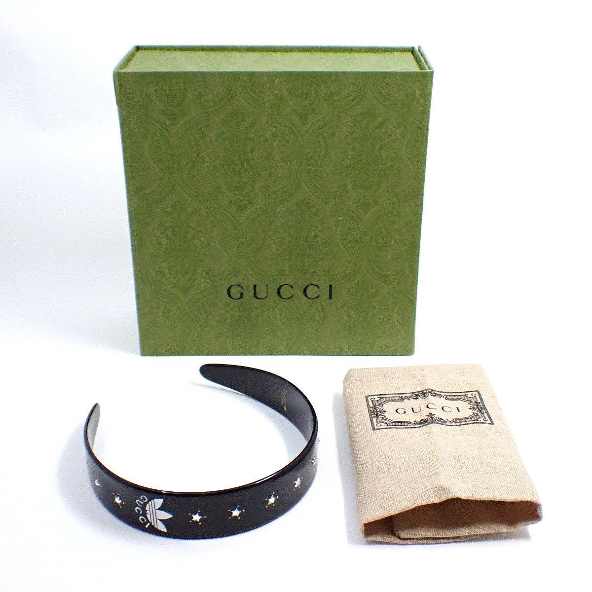 ADIDAS X GUCCI アディダス×グッチ カチューシャ ブラック