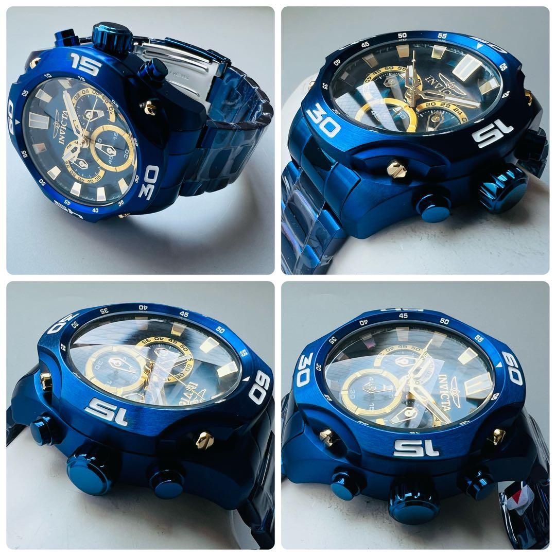 INVICTA インビクタ 腕時計 メンズ ブルー 新品 クォーツ 電池式