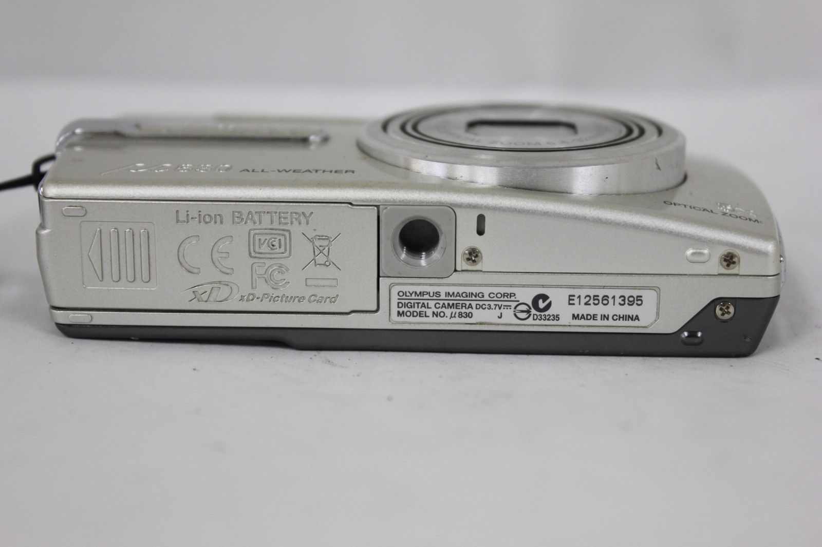 【極美品 返品保証】 Olympus μ 830 AF 5x デジタルカメラ 返品保証】 オリンパス Olympus μ-830 5x コンパクトデジタルカメラ
