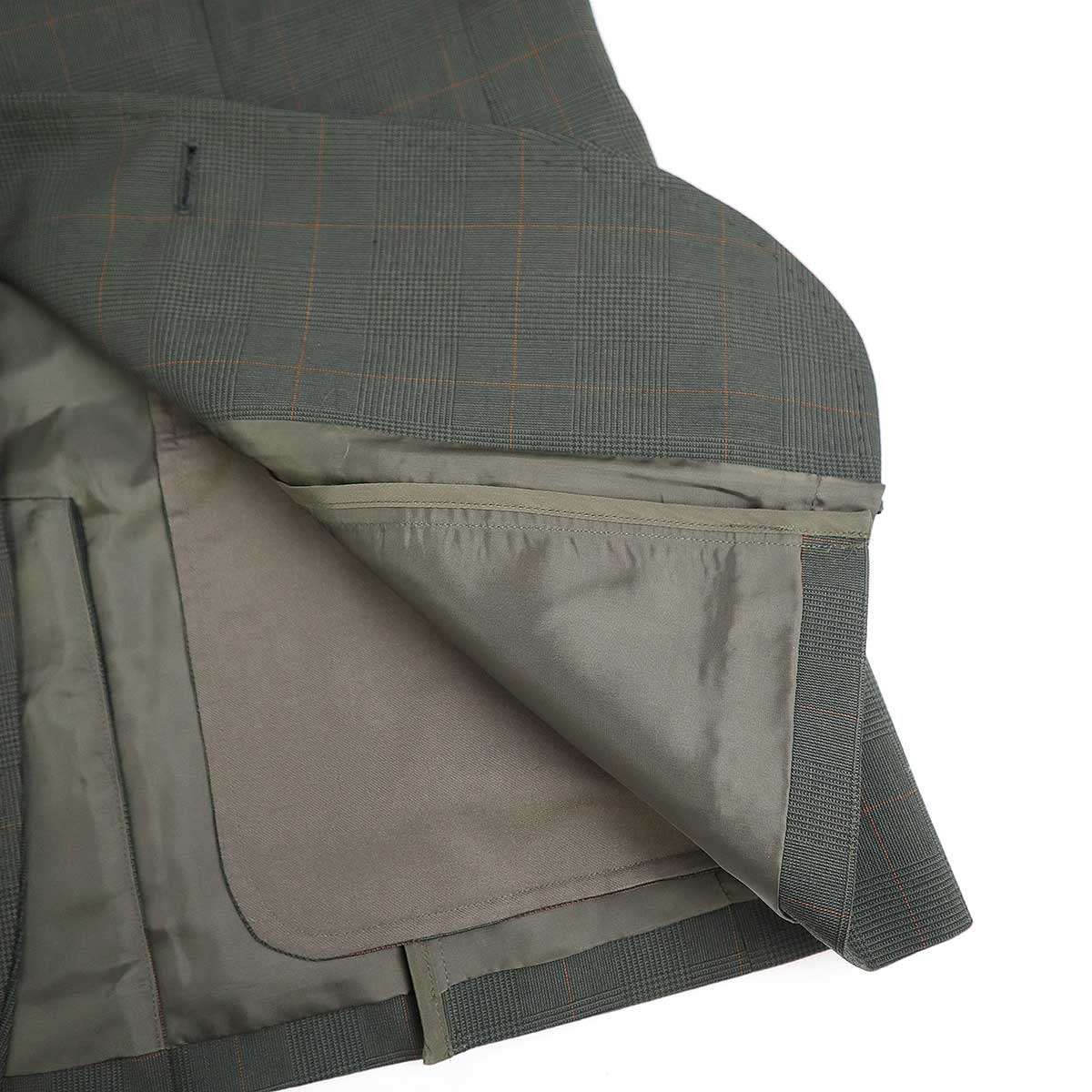 Sacai サカイ ウール　アシンメトリースカート グレンチェック　３ a88fa97619c391107507812d954331