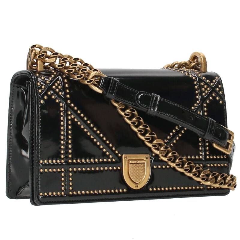 クリスチャンディオール DIORAMA ディオラマ スタッズ チェーン