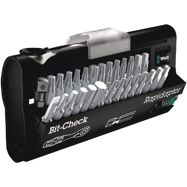 WERA ヴェラ 31点組 差込6.35mm Zyklop Mini ミニラチェット ビットセット ケース付 346293 工具 作業工具 道具 ツール DIY