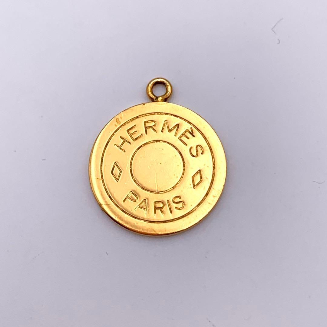 HERMES セリエ ペンダントトップのみ ネックレス チャーム ゴールド HERMES エルメス セリエ ゴールド ペンダント ネックレス