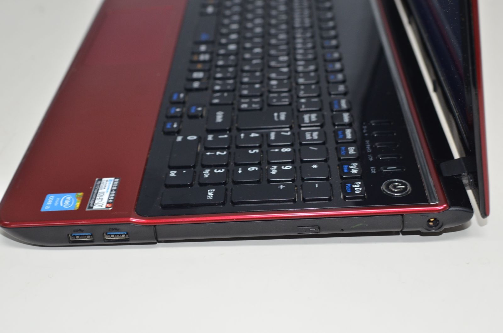 中古ノートパソコン NEC LS350/S core i3-4000M 爆速SSD256GB メモリー 