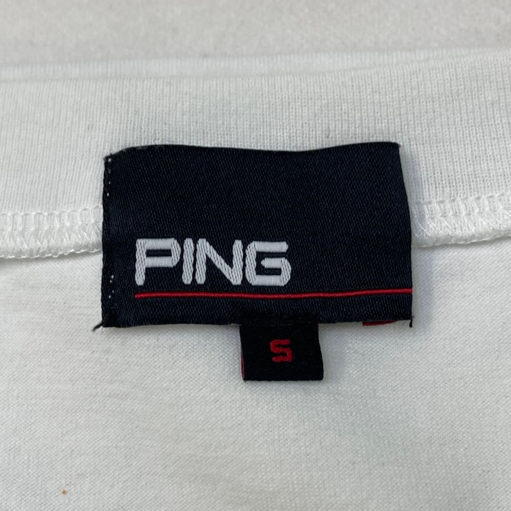サイズ：S PING ピン 2024年モデル 半袖Tシャツ ホワイト系
