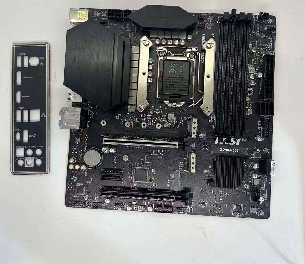 MSI Z490M-S01 LGA1200 BIOS動作確認済み 動作確認済み】MSI Z490M-S01 LGA1200 Micro-ATX マザーボード I