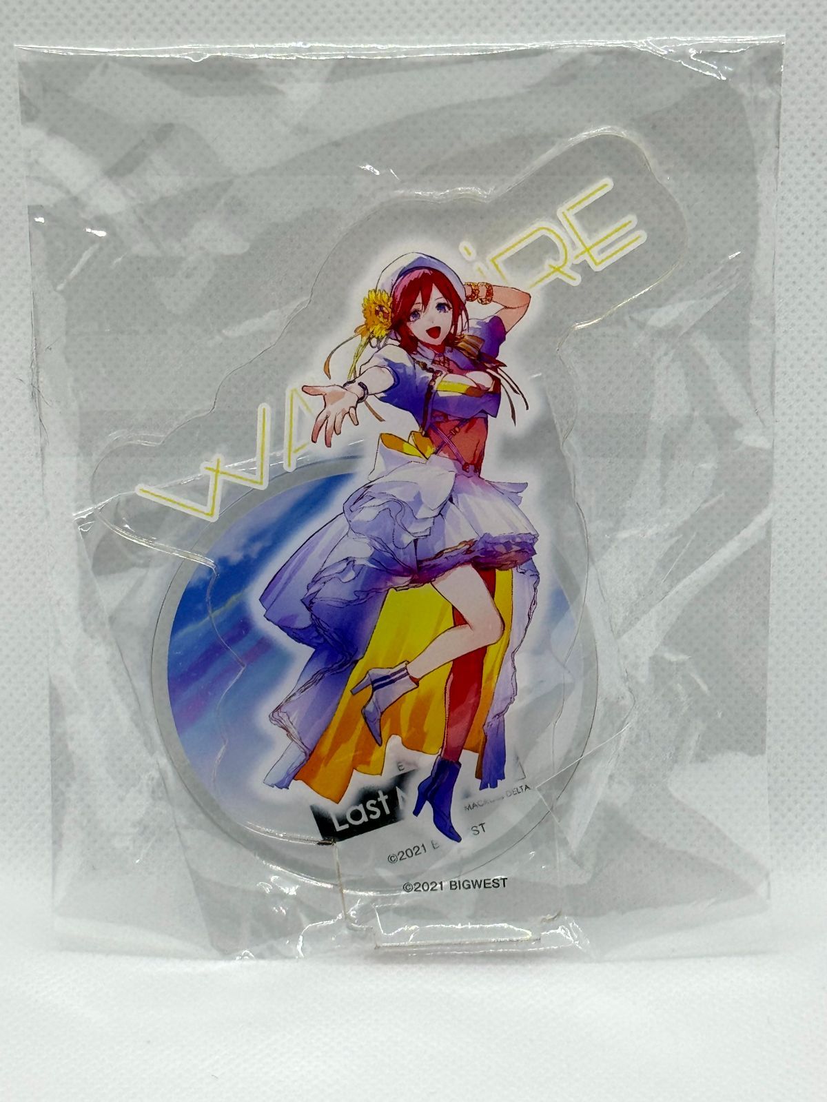 雑貨　カナメ・バッカニア(実田千聖イラスト) アクリルスタンド 「マクロスΔ SANKYO presents ワルキューレ FINAL LIVE TOUR 2023 ～Last Mission～ デジタルガチャ」 未開封 カナメ・バッカニア(実田千聖イラスト) アクリルスタンド