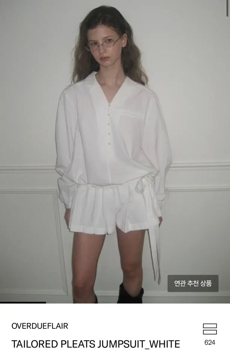 overdue flair オーバーデューフ オールインワン TAILORED PLEATS JUMPSUIT
