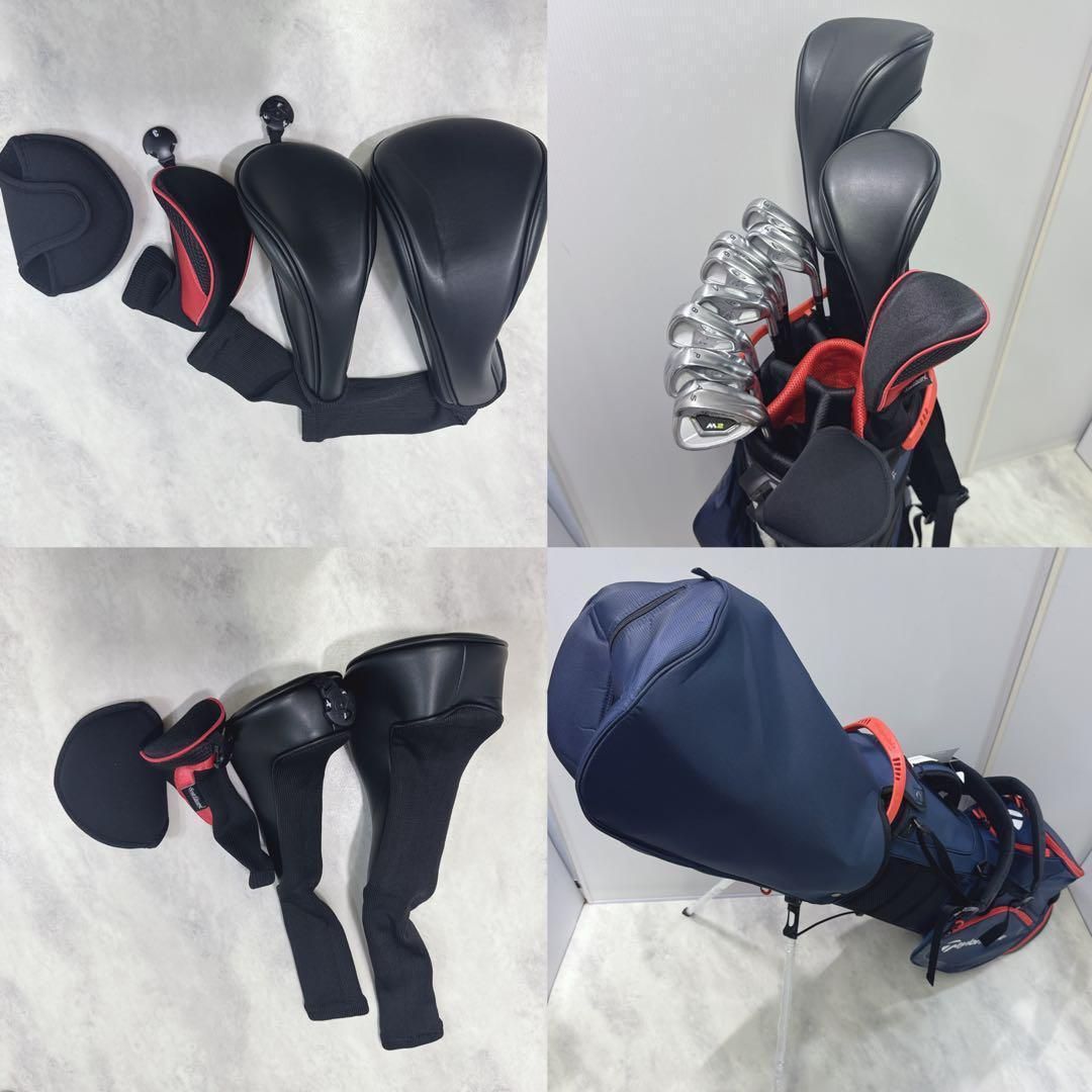 新品グリップ 豪華14本クラブセット SIM2 MAX テーラーメイド 右 S 新品グリップ 豪華14本クラブセット SIM2 MAX テーラーメイド 右