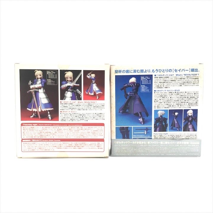 未使用 REVOLTECH Fate/stay Night. セイバー セイバーオルタ 2体セット 海洋堂 フィギュア アニメ 漫画 玩具 a9328 未使用 REVOLTECH Fate/stay Night. セイバー セイバーオルタ 2
