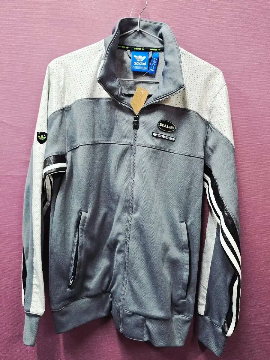 US古着◇アディダス トラックジャケット アッシュグレー adidas