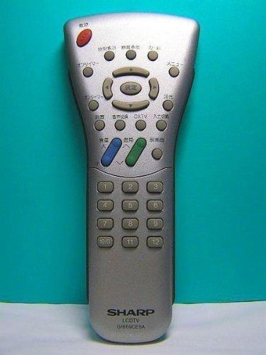 シャープ LCDTVリモコン G1669CESA 中古】シャープ LCDTVリモコン
