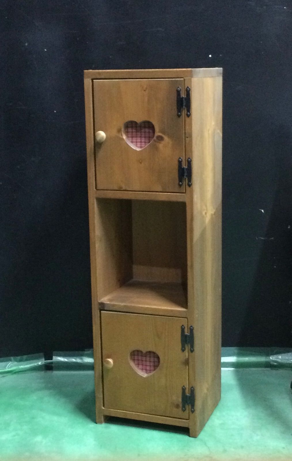 木製ハート型キャビネット アメリンカントリーカントリーハート