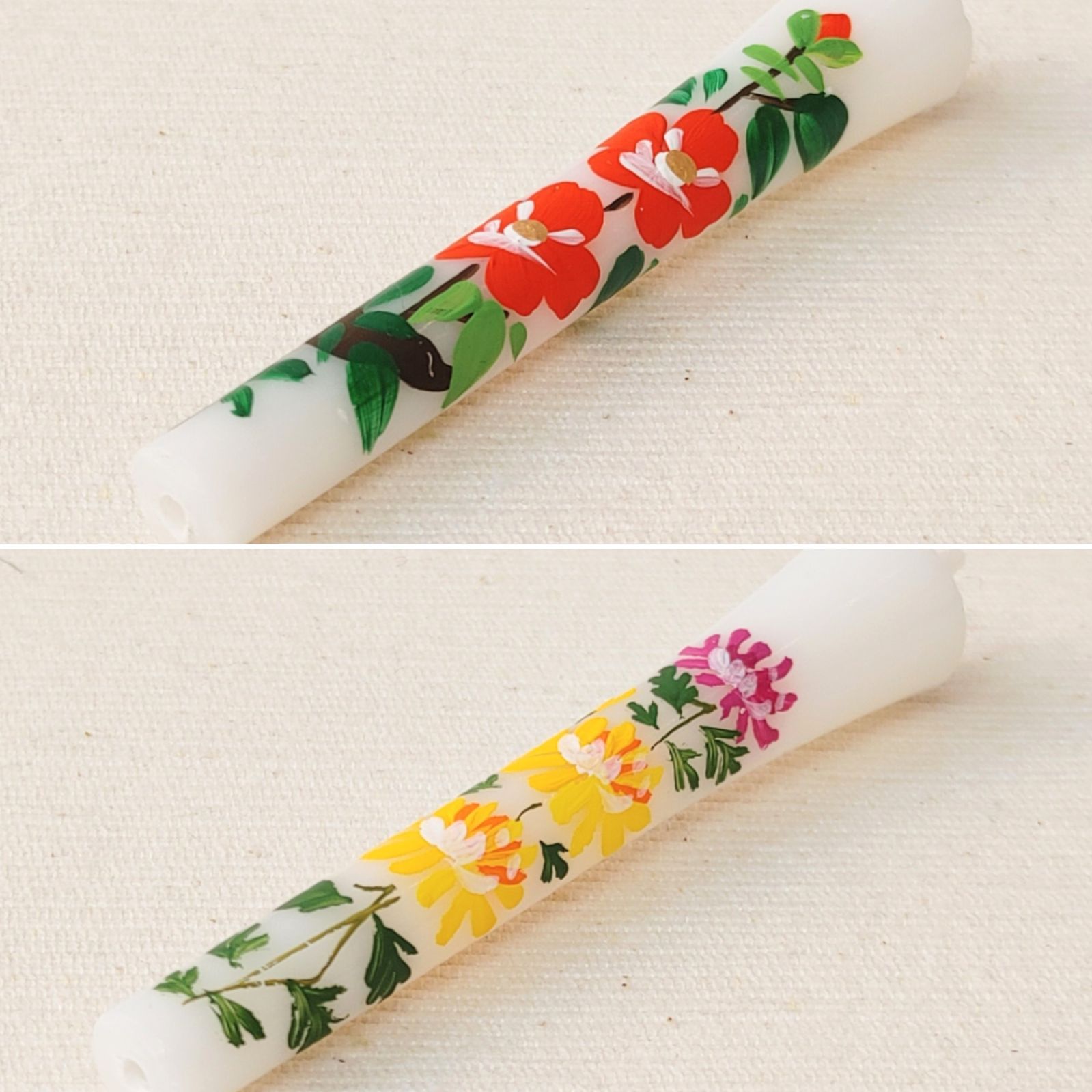 絵ろうそく 四季の花