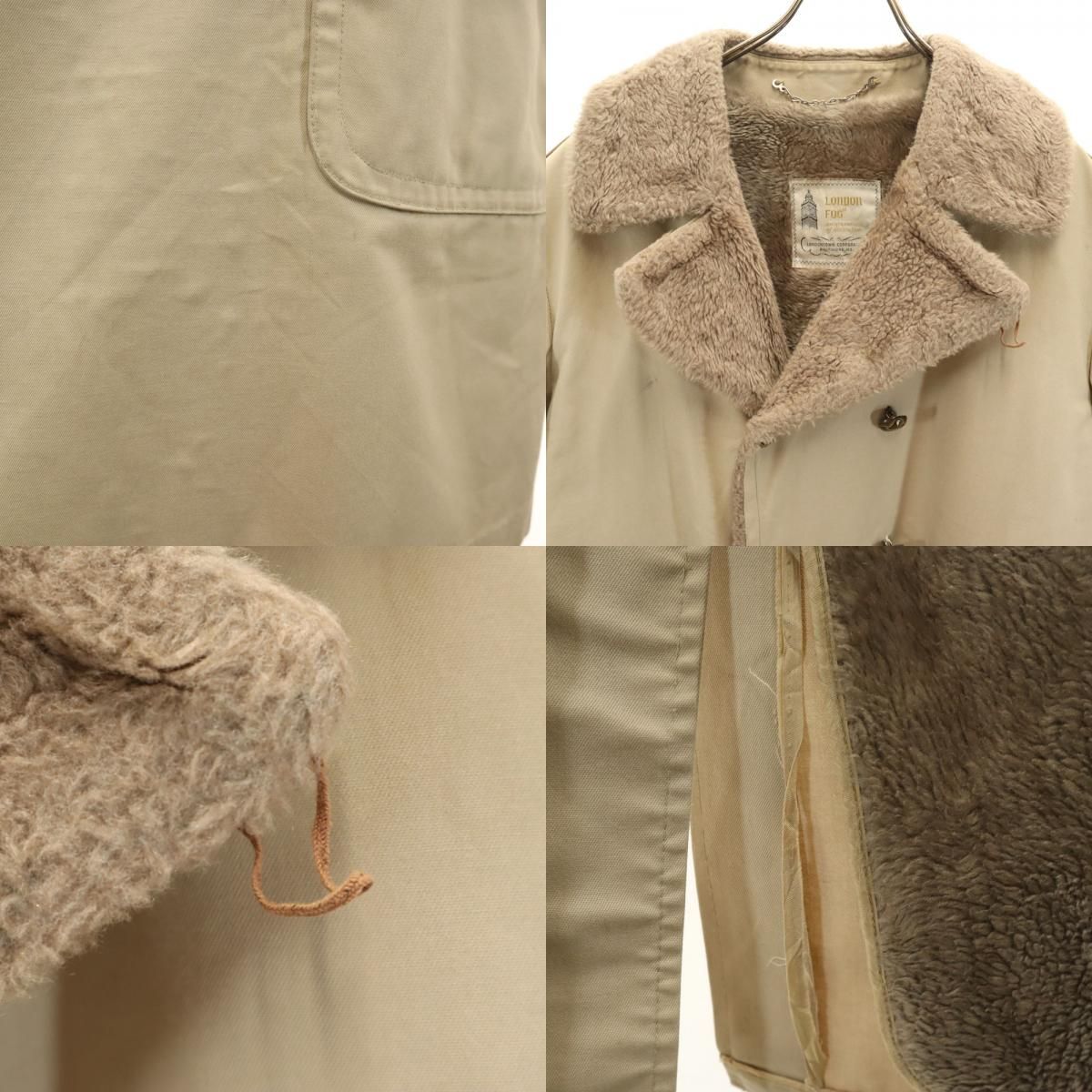 ロンドンフォグ 70s ヴィンテージ アルスター コート 40 ベージュ 