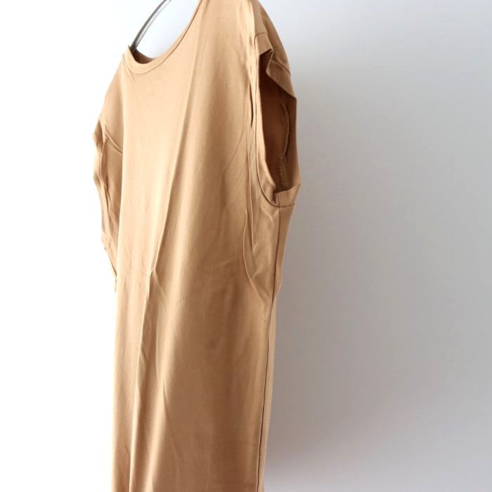 美品 ESTNATION エストネーション ノースリーブニット サイズ38 ベージュ レディース 古着 中古 ESTNATION - 美品 ESTNATION エストネーション ドルマンスリーブ