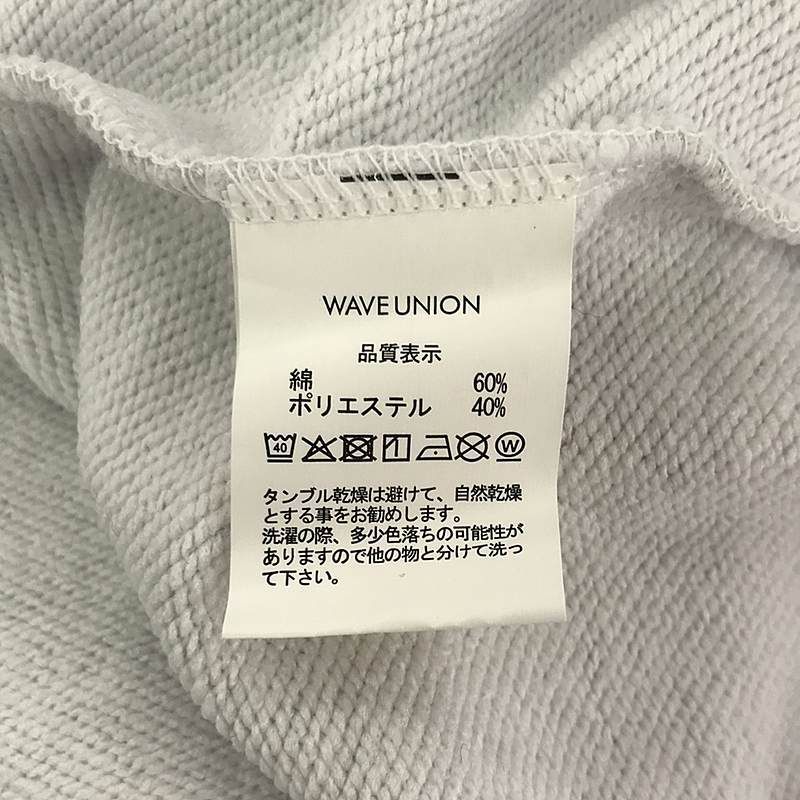 WAVE UNION / ウェーブ ユニオン】別注HIGH NECK ZIP PULL OVER