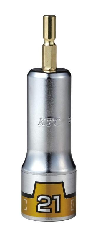 京都機械工具(KTC) ソケットビット 難攻不落 六角対辺21mm BZP63