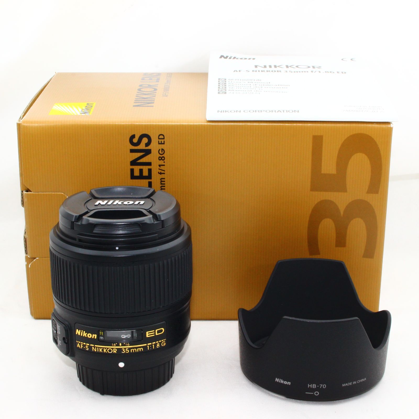 東京激安 Nikon レンズ AF-S 35mm f1.8G ED (フルサイズ対応) | www
