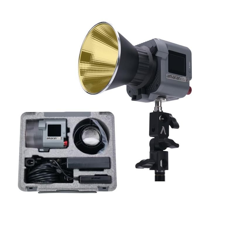 Aputure Aputure Amaran COB 60X-Sモデル 超軽量小型 撮影ライト 65W CRI?96 TLCI?96 色温度2700K~6500K 1m 37775 Vlogger|