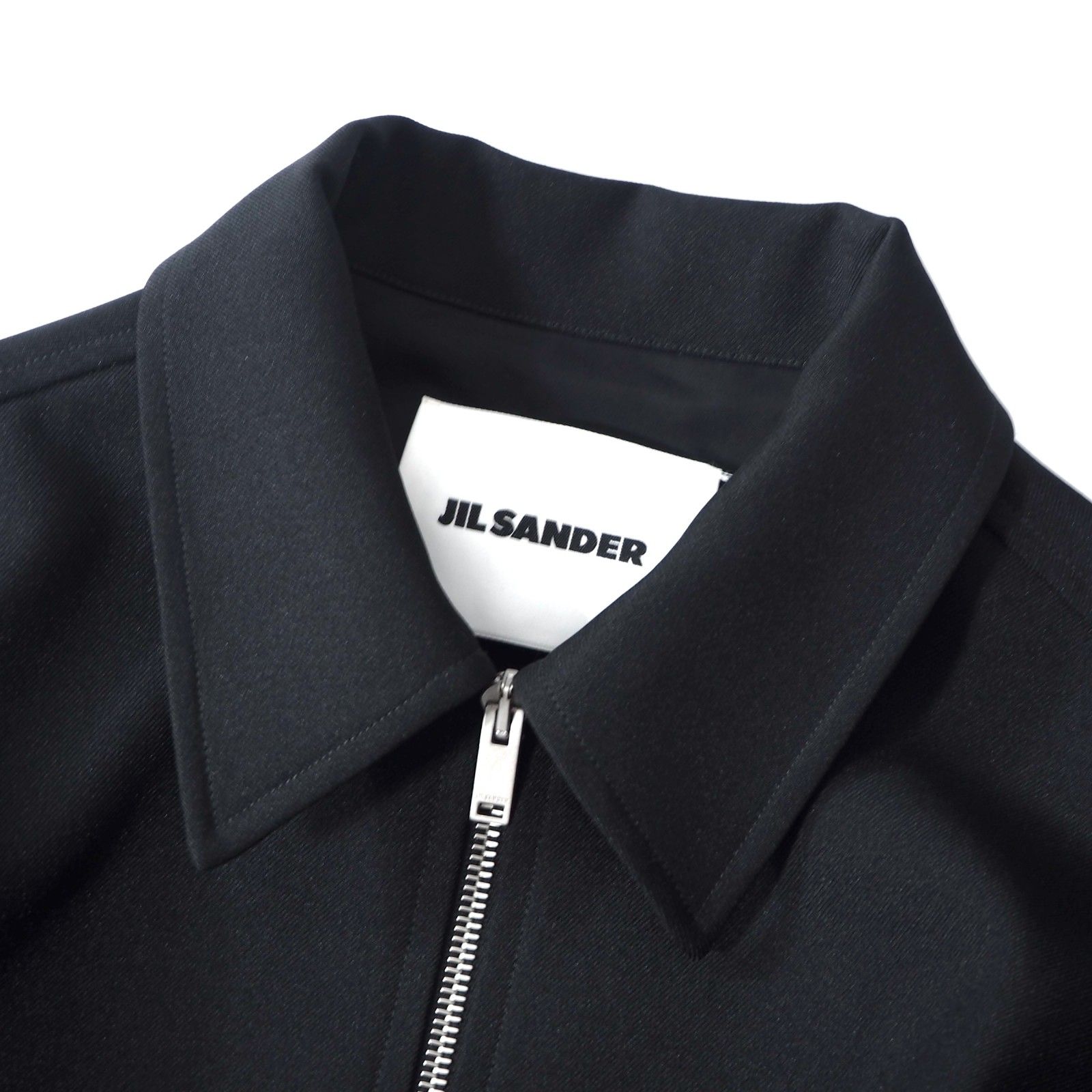 【美品タグ付き】JIL SANDERジルサンダー シャツブルゾン 38サイズ 黒 楽天市場】Jil Sander ジル・サンダー シャツ ジャケット メンズ