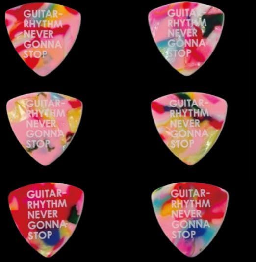 布袋寅泰 フィギュア broker ギタリズム8 グッズ ピック カラフルな「GⅧ メモリアル ピックセット」。毎回ピックセット
