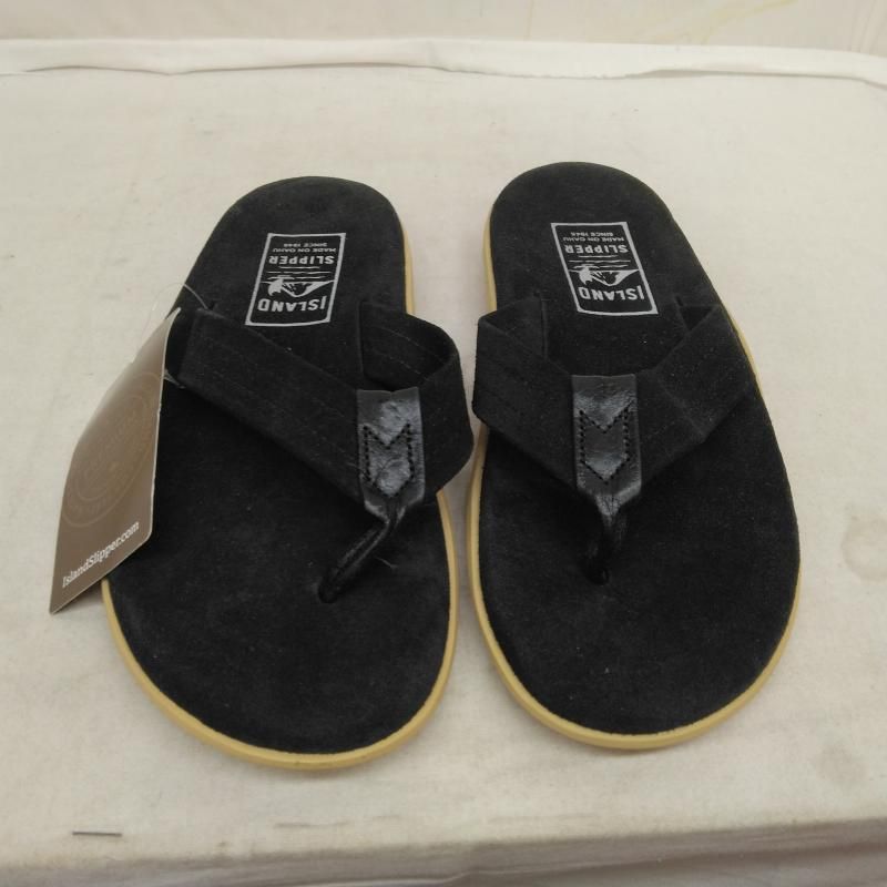 ISLAND SLIPPER アイランドスリッパ サンダル PT203 レザー トング サンダル スウェード スエード 未使用