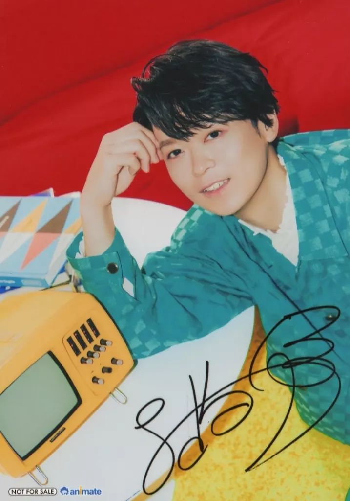 中古】生写真(男性) 土岐隼一/印刷サイン入り/CD「アニソンカバーEP