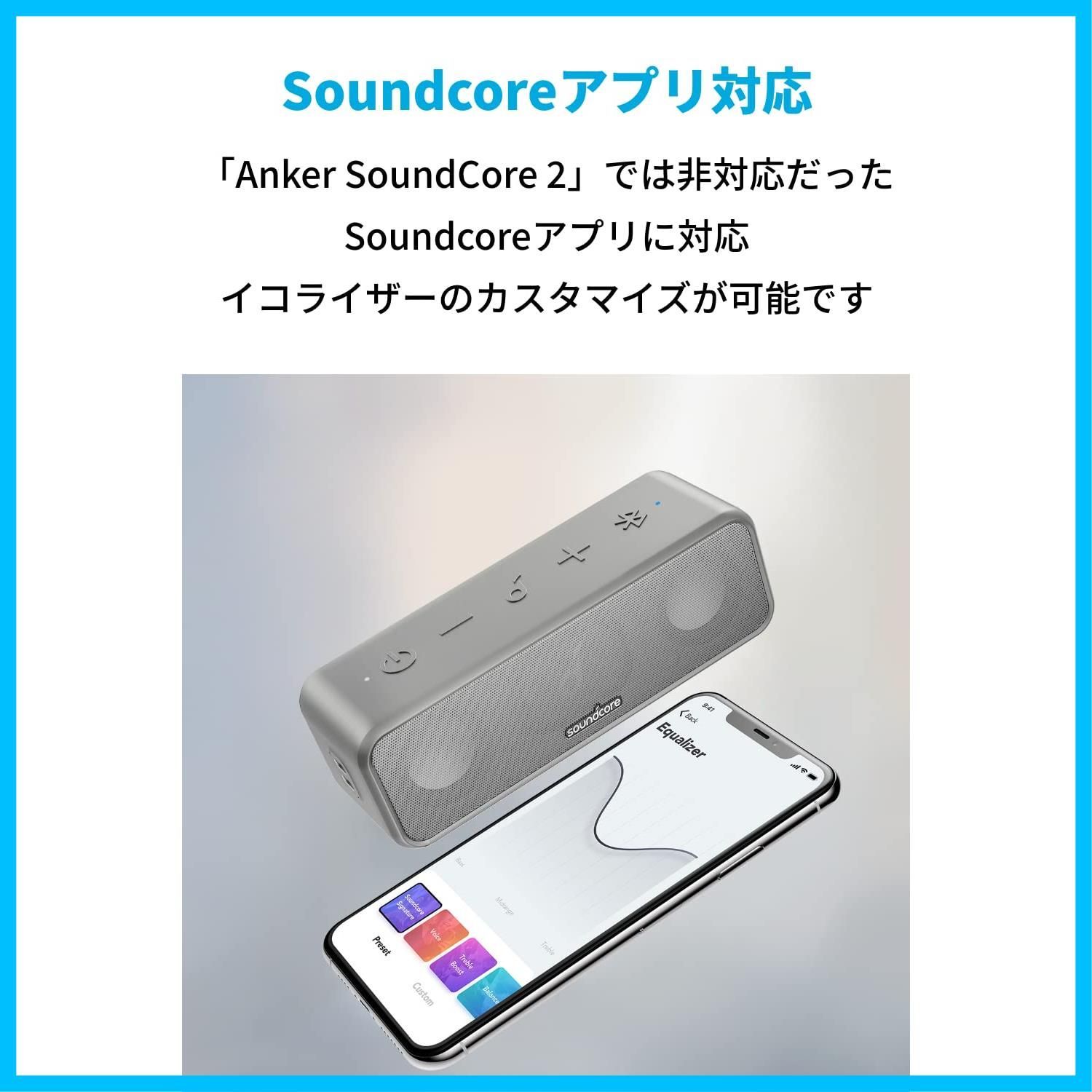 Anker Soundcore 3 Bluetooth スピーカー チタニウムドライバー