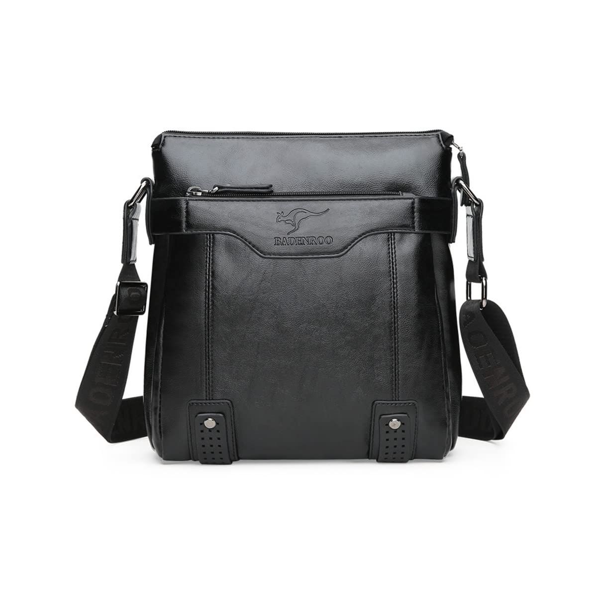 【迅速発送】Cenvins ショルダーバッグ メンズかばん 斜めがけ 肩掛けバッグメッセンジャーバッグ シンプル カジュアル ワンショルダーボディバッグPUレザ ー ipad10.5収納可