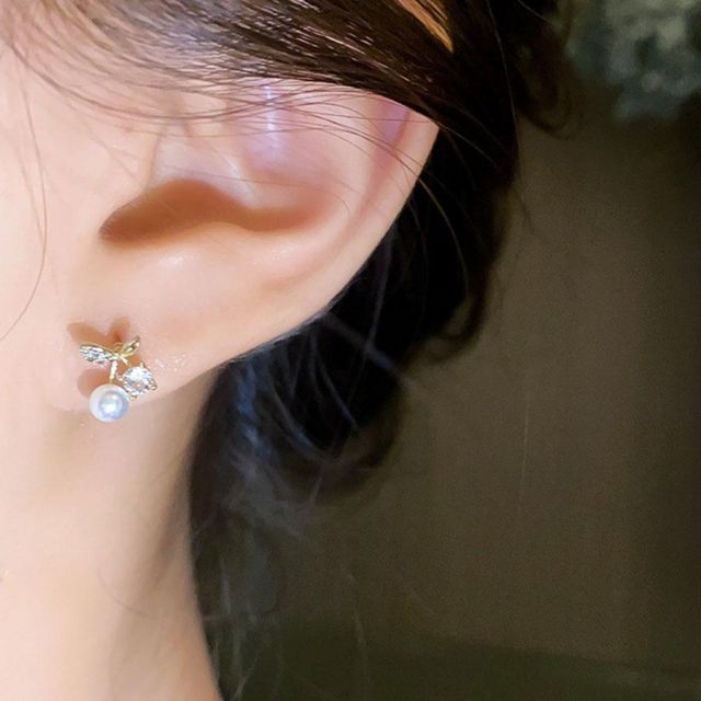 ピアス さくらんぼ 可愛いピアス チェリーピアス キラキラ