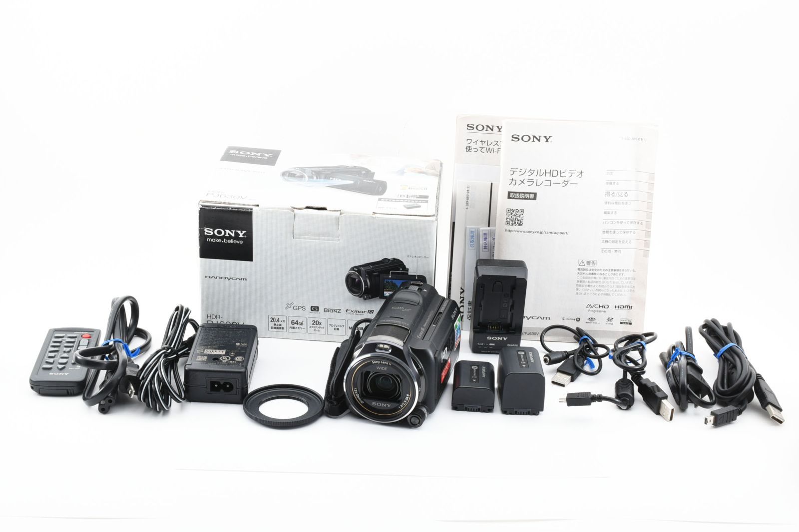 ☆極上美品☆ ソニー SONY HDR-PJ630V デジタルビデオカメラ OB111 