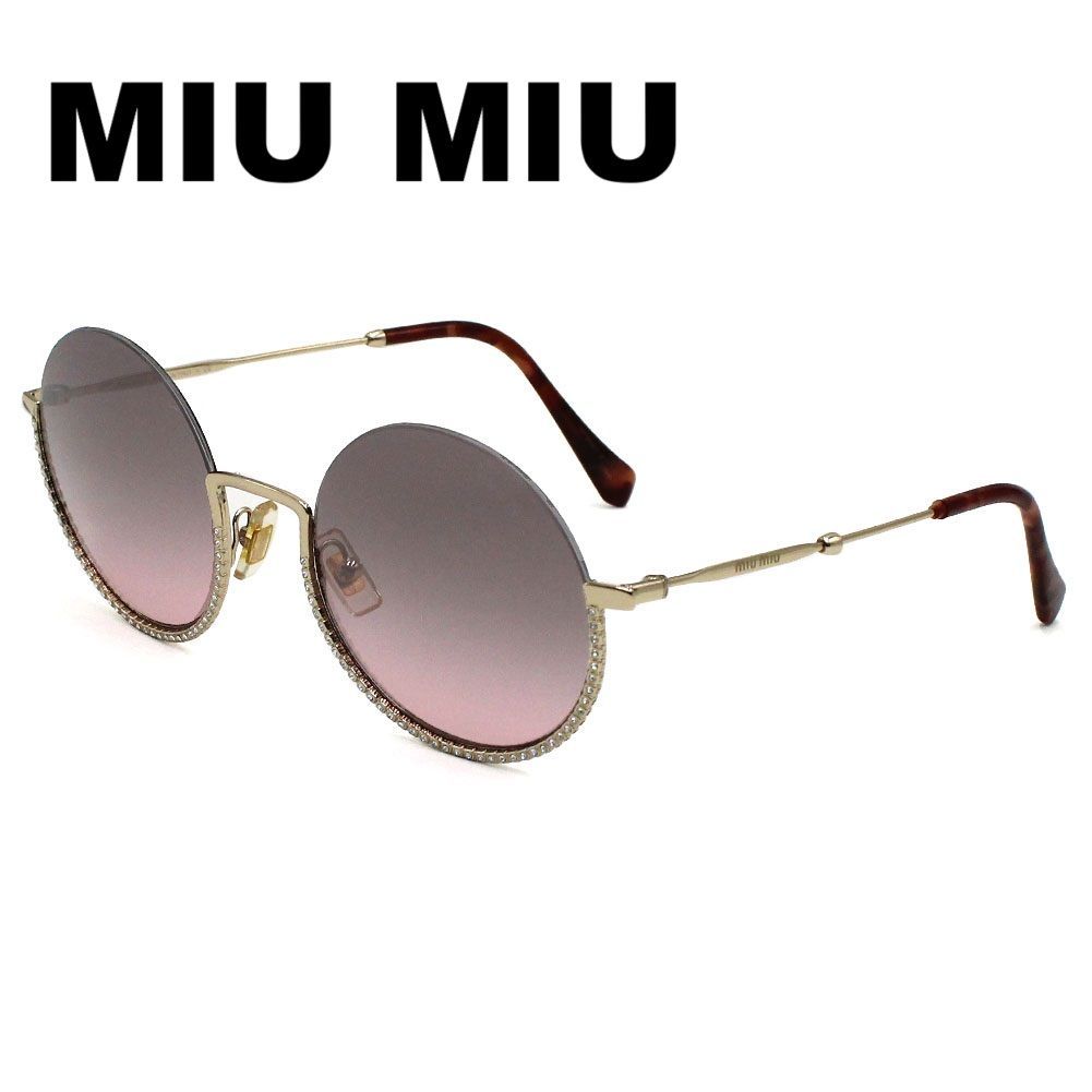 MIU MIU ミュウミュウ 0MU69US ZVN146 52 サングラス ノーズパッド レディース