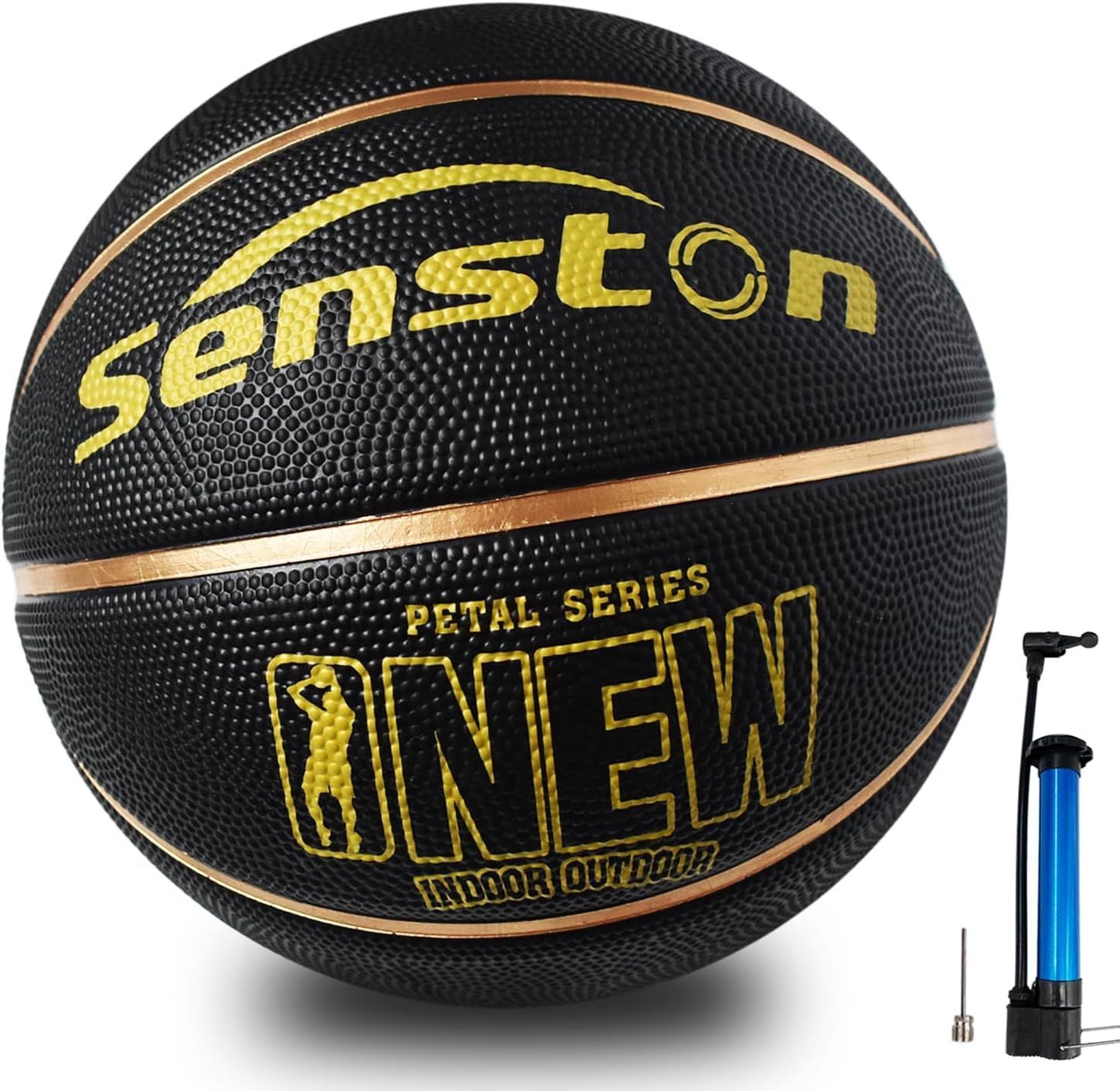 【在庫処】【セール中】【限定商品】【今がお買い時！】【早い者勝ち】Senston バスケットボール 3号5号6号7号、 屋内と屋外のバスケットボール，子供とティーンエイジャー バスケットボール競技トレーニング、ポンプ付き